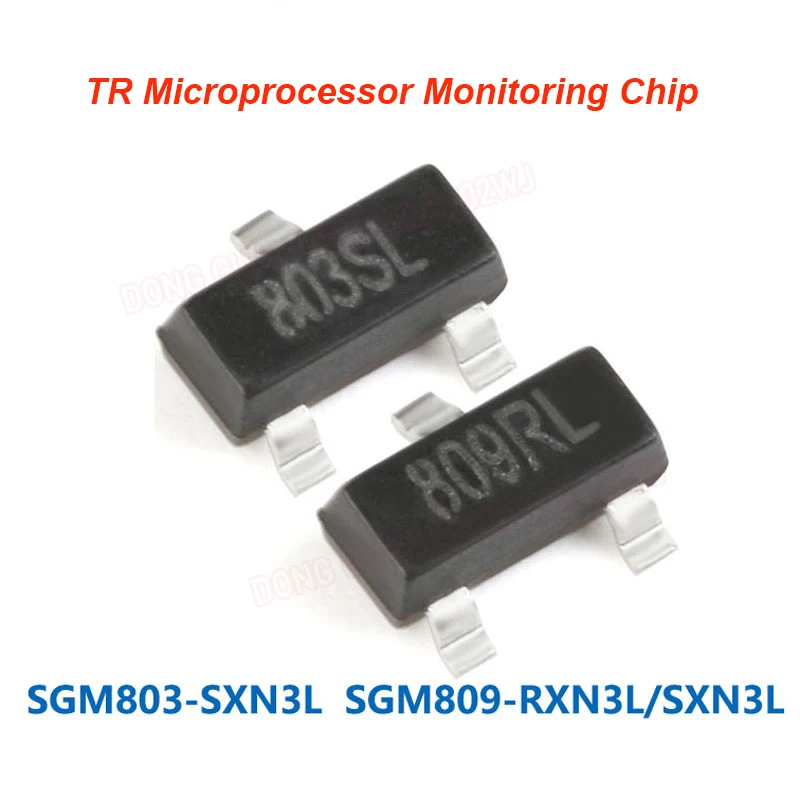 

5 PCS TR Microprocessor Monitoring Chip SGM803-SXN3L TR Silk Screen Printing SGM809 RXN3L SXN3L