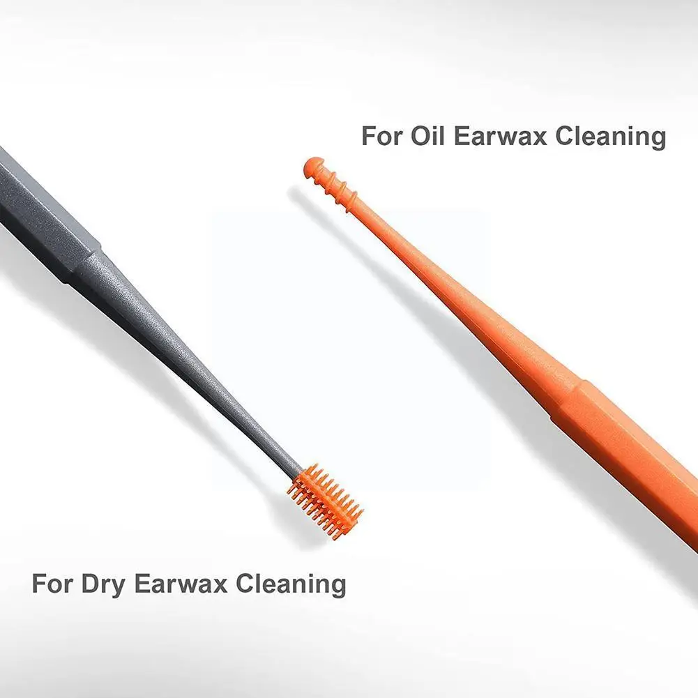 

2/3Pcs Earpick Ear Cleaner Spoon Ear Care Cleaning Cleaning Kit Head Ear Removal Steel Double Tool Wax To Ear Portable G4A2
