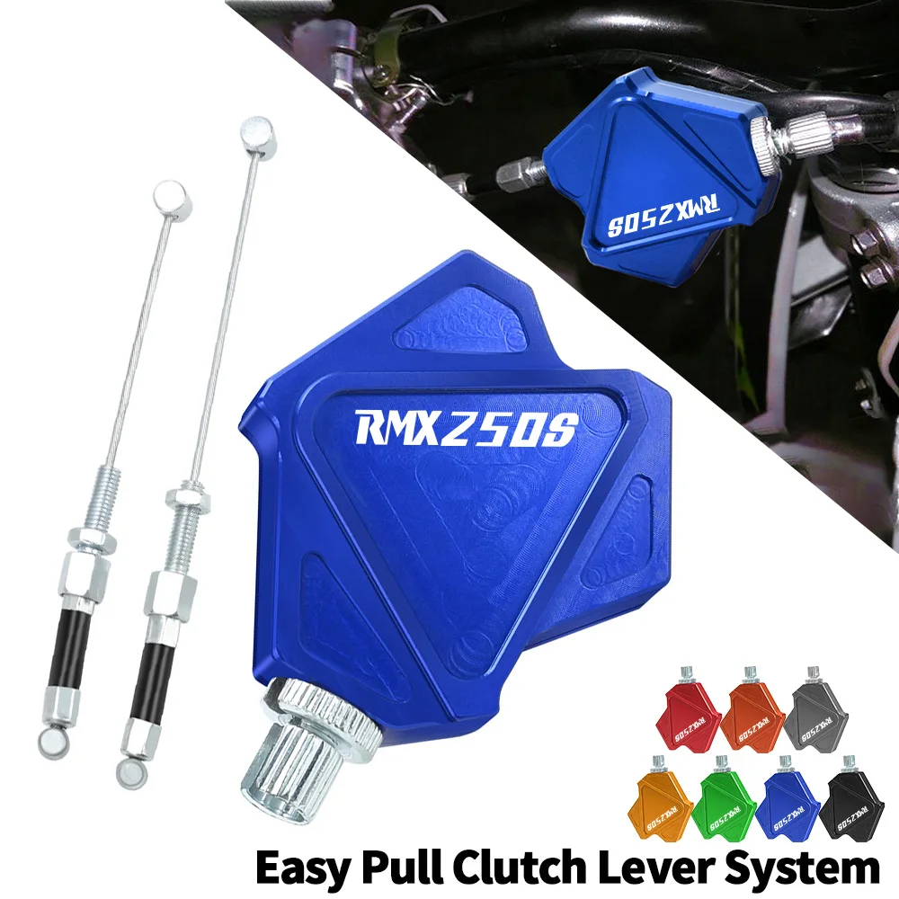 

Motorcycle CNC Aluminum Stunt Clutch Lever Easy Pull Cable System For SUZIKI RMX250S RMX 250S RMX 250 S 1993 1994 1995 1996