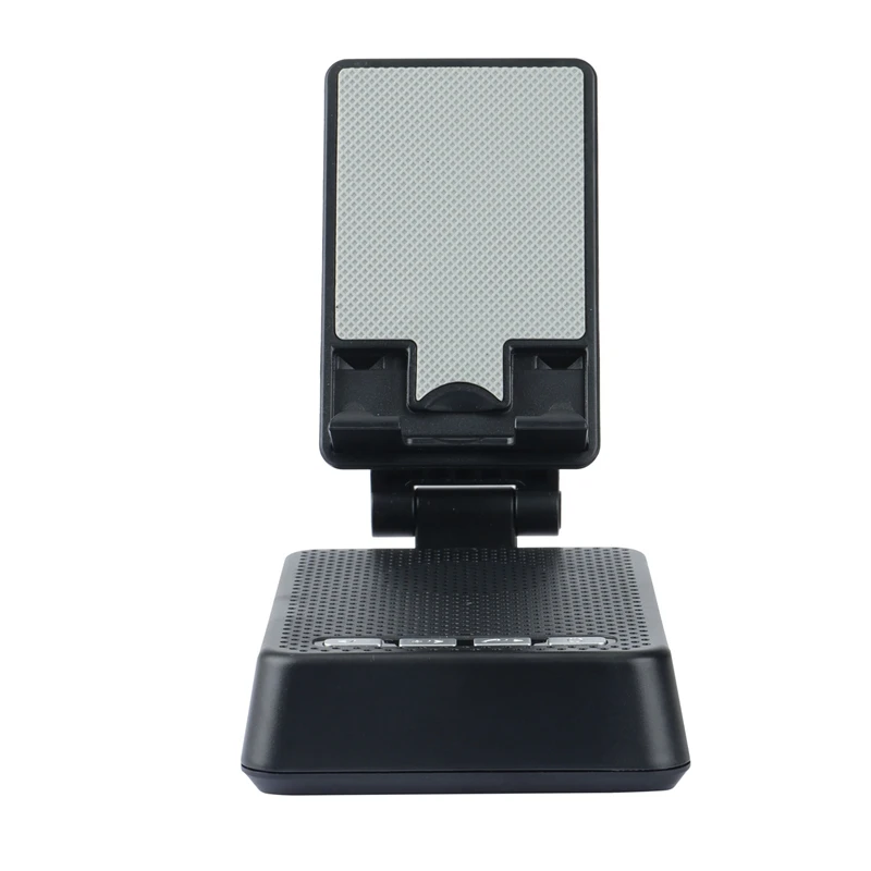

Adjustable Desk Phone Holder Mini Portable Wireless Bluetooth Speaker Compatible With IOS And Android Smartphones