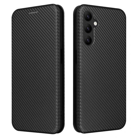 Кожаный флип-чехол для Samsung Galaxy A24 4G, чехол-книжка из углеродного волокна, защитный чехол для SAMSUNG A24, A 24, A2, 4 сумки