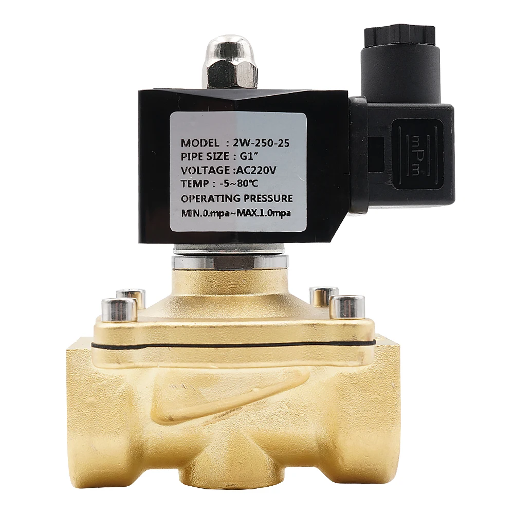 

Normally Closed Solenoid / water ValveIP65 Fully Enclosed Coil G3/8'' G1/2'' G3/4'' G1'' G1-1/4'' G1-1/2''G2'' AC220V DC12V 24V