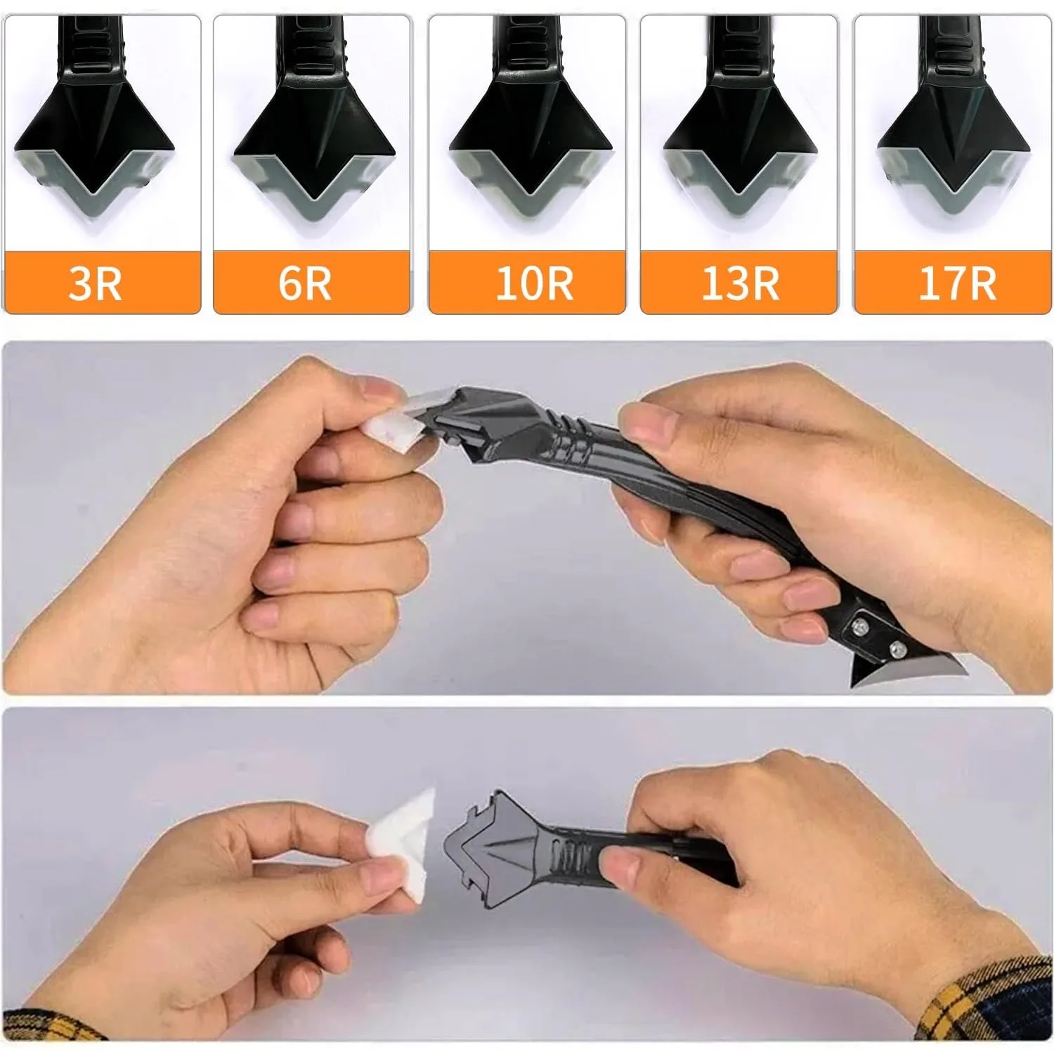 Многофункциональный Инструмент Для Удаления Силикона 3-в-1 Скребок Затирки