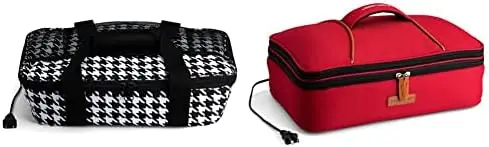 

Food Warming Tote, Casserole Carrier 120V, Houndstooth