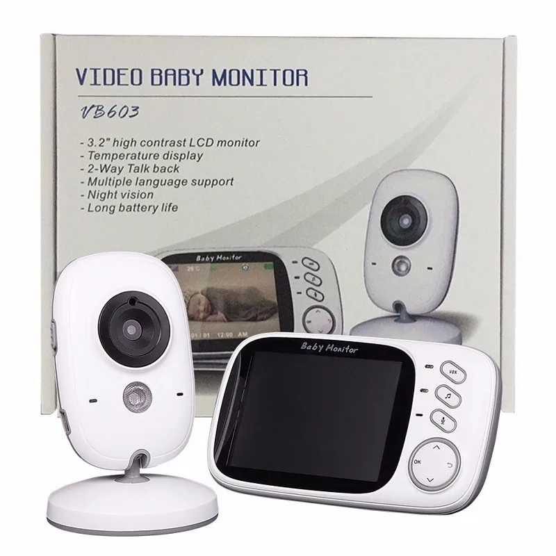 

VB603 2.4G Wireless Video Baby Monitor with 3.2 Inches LCD 2 Way Audio Talk Night Vision Surveillance Security Camera Babysitter