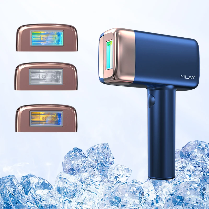 Лазерное удаление волос MLAY T14, безболезненный Перманентный лазерный эпилятор с охлаждением, 500000 вспышек, уход за телом, домашнее лазерное устройство Лазерное удаление волос MLAY T14, безболезненный Перманентный лазерный эпилятор с охлаждением, 500000 вспышек, уход за телом, домашнее лазерное устройство