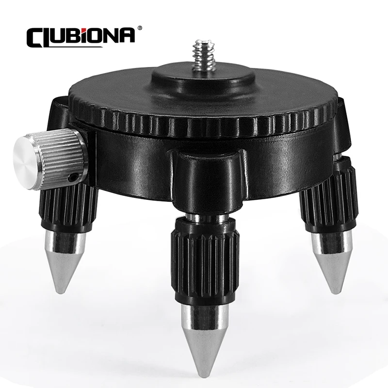 

Поворотная база CLUBIONA с держателем для точной настройки на 360 °, кронштейн-держатель для резьбовых лазерных уровней 1/4 дюйма и штатива 5/8 дюйма