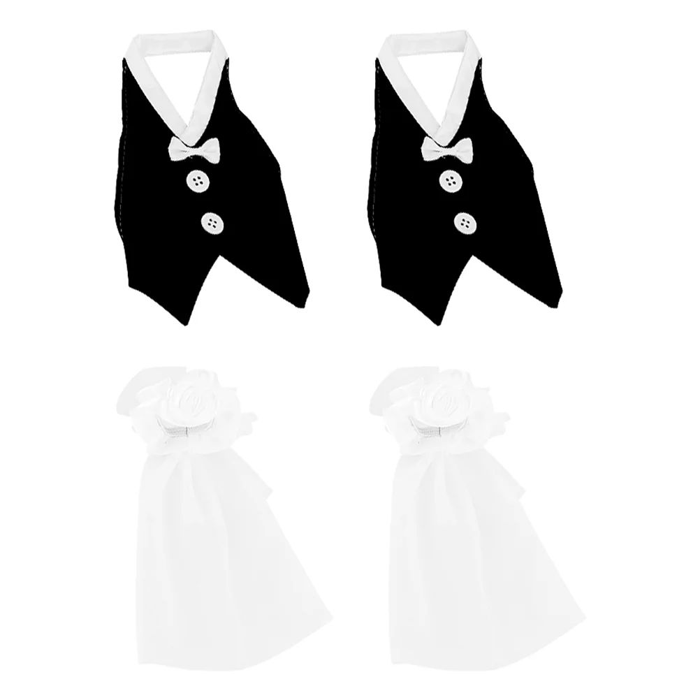 

Bottle Wedding Cover Covers Decorations Dress Decor Sweater Bridesuit Centerpieces Groom Giftsdecoration Table Capbagsweddings