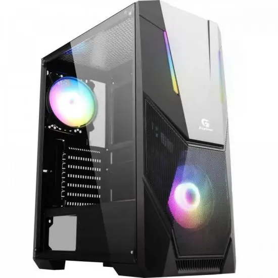 

Gamer Cabinet Mid Tower BLACK HAWK RGB FORTREK