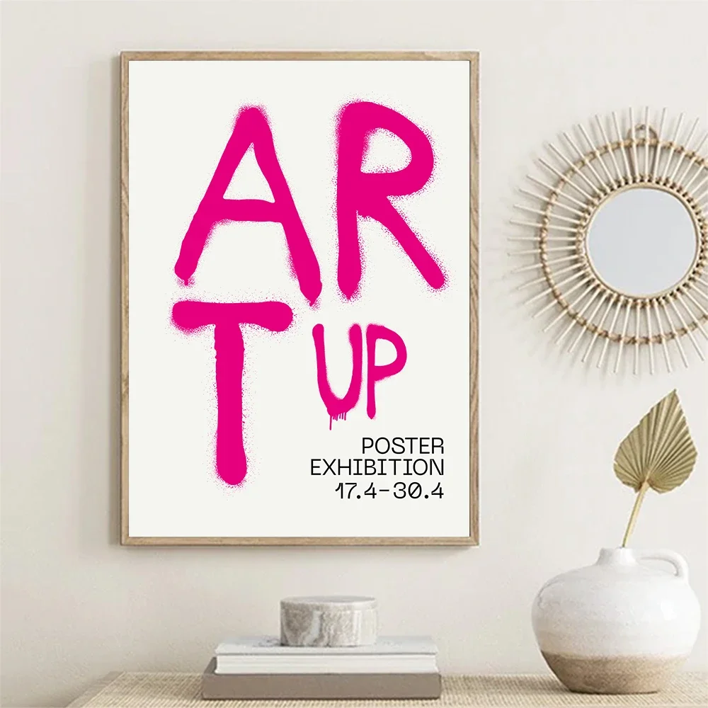 Абстрактный Плакат Со Смайликом Радужный Медведь Произведение Искусства Хиппи