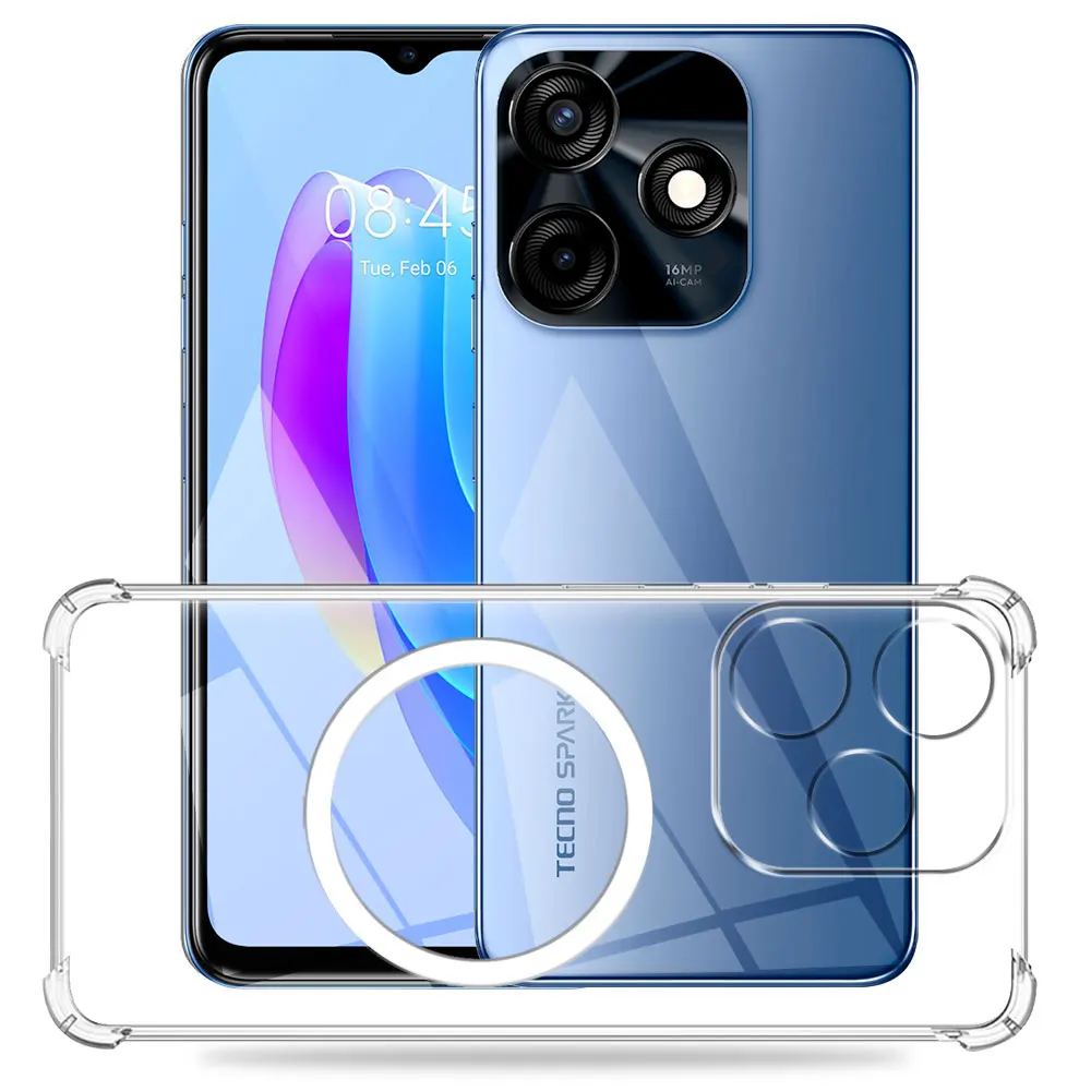 Магнитная наклейка для беспроводного зарядного устройства Tecno Spark 10C 10 Pro