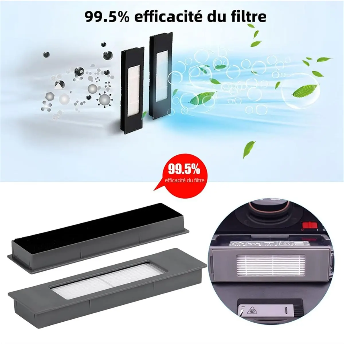Фото T80C! Запасные части для Ecovacs DEEBOT N10+/N10 Plus, комплект аксессуаров OZMO N8+/N8 Pro+, наборы аксессуаров T8+/T8 AIVI+/T9+ №3