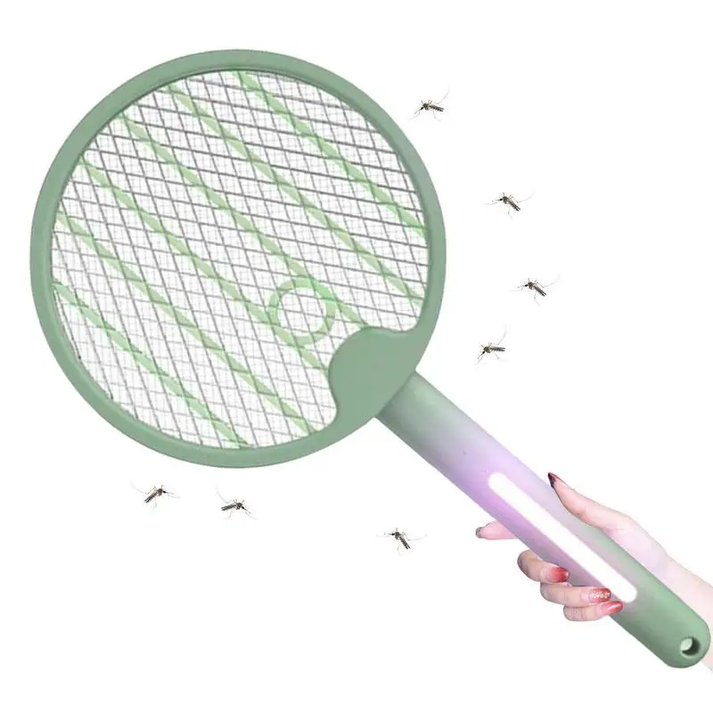 

Fly Swatter Electric Zapper USB Rechargeable Fly Zapper Racket Foldable Fly Swatter Racket 3000 Volts Fly Zapper For Buggs Fly