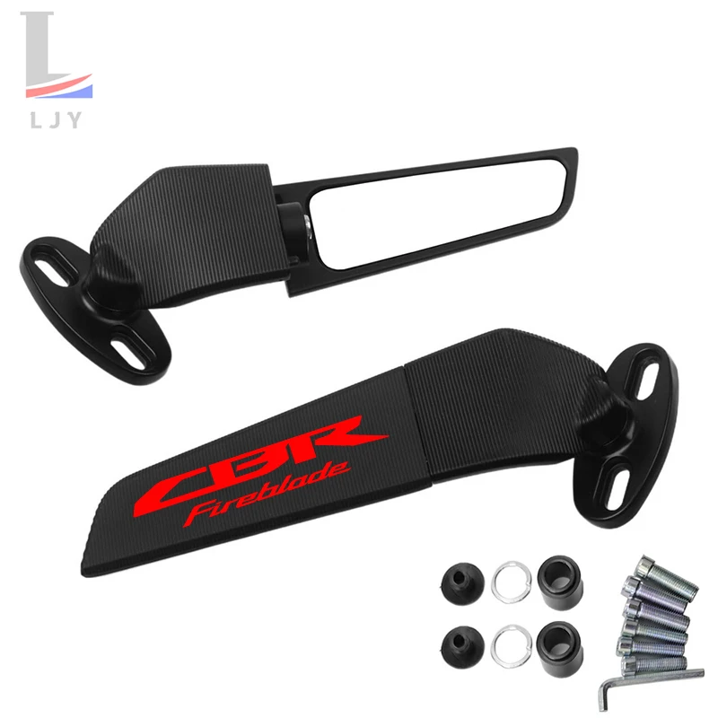 

Для HONDA CBR650F CBR600 CBR600RR CBR650R CBR900RR CBR929RR CBR954 мотоциклетные зеркала заднего вида с ЧПУ HD боковое зеркало на конце мотоцикла