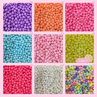 6 8mm acrylic solid beads beaded plastic beads straight hole spring candy children diy accessories