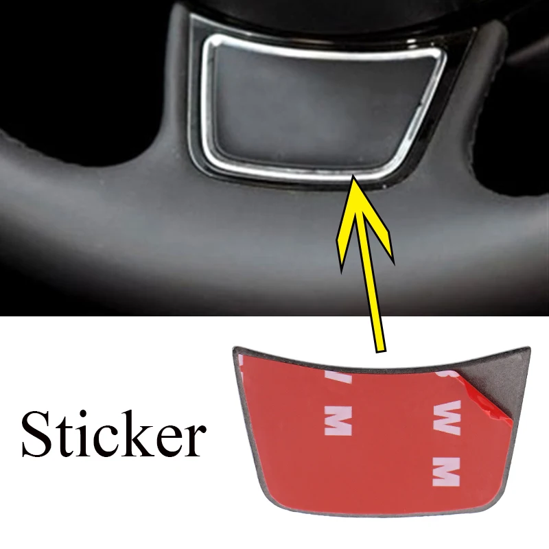 

1pcs Car Steering Wheel Sticker For Audis Sline TT A1 A2 A3 A4 A5 A6 A7 A8 8P B6 B7 B8 C5 C6 C7 Q5 Q7 Rlines S1 S2 S3 S4 S5 S6