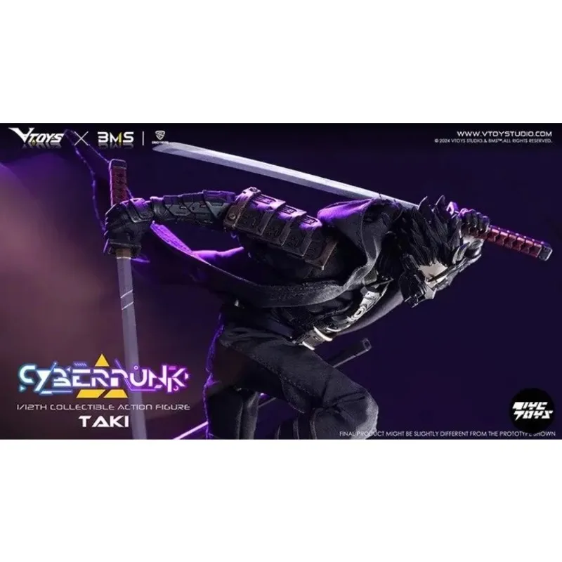 Специальное предложение: В наличии коллекционная фигурка Vtoys Bms 112 Cyberpunk Samurai Taki с взаимозаменяемыми масками для взрослых, модель VSD010. (art.: 3920dcd70b01e) - 3920dcd70b01e