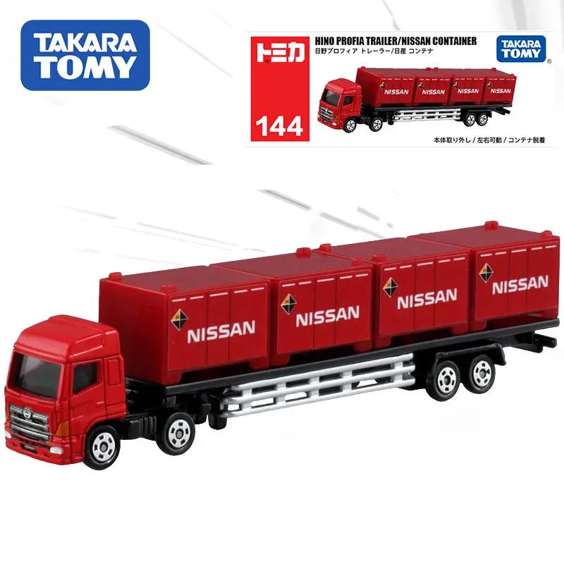 

Takara Tomy Tomica Long Type NO#144 HINO PROFIA TRAILER/NISSAN CONTAINER Metal Diecast Vehicle Model Car New