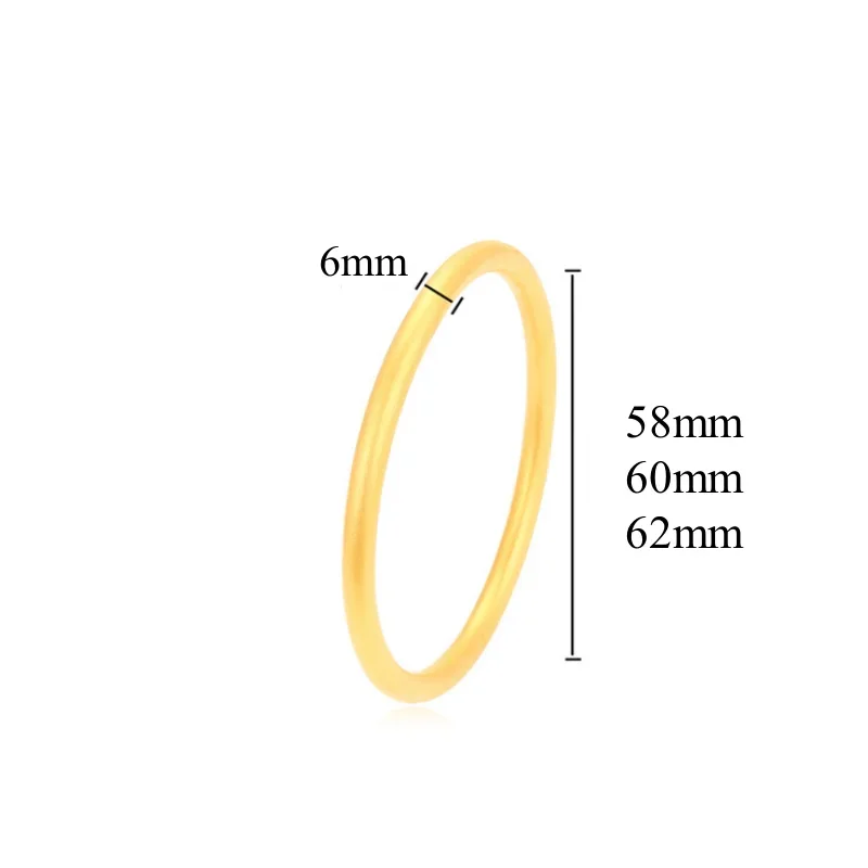 2024 классический позолоченный Круглый Женский браслет из золота 24 карата