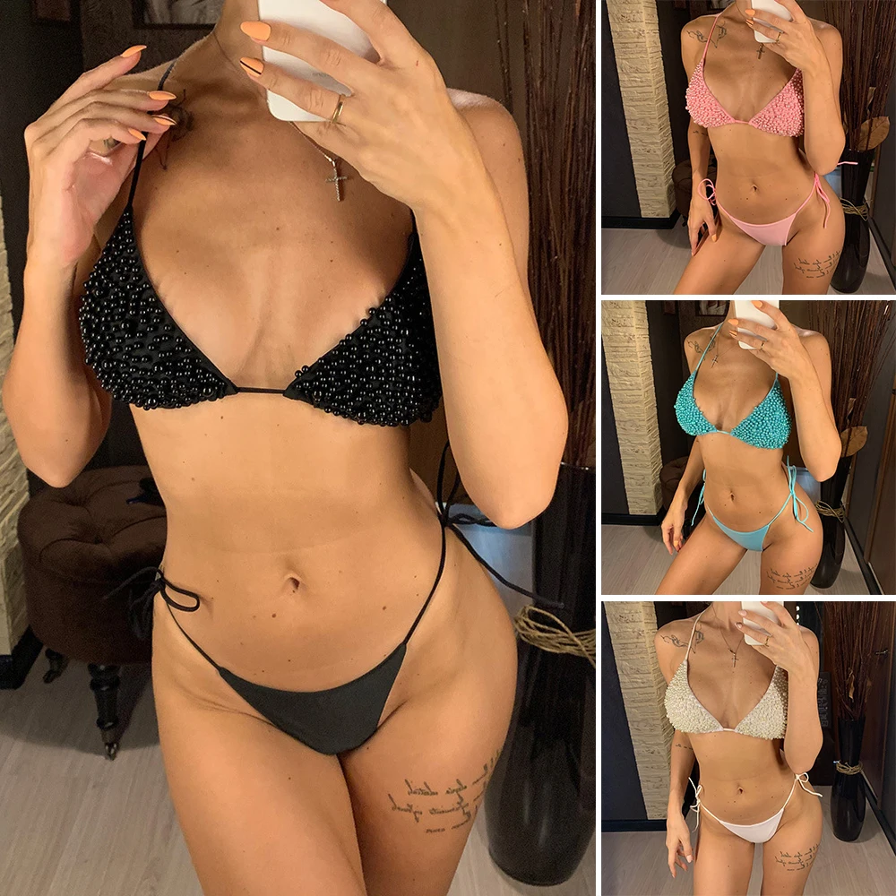 Купальник женский из 2 предметов пикантный креативный Быстросохнущий купальник