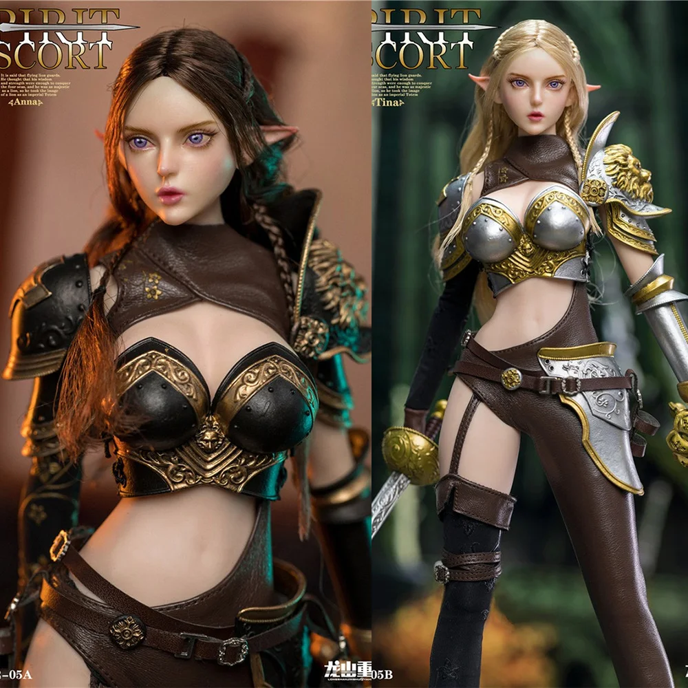 

Sl2022-05 1/6 Scale Collectible Figure Elf Guard Anna Tina Brave Female Fighter Full Set 12" Soldier Action Figure Doll Toys