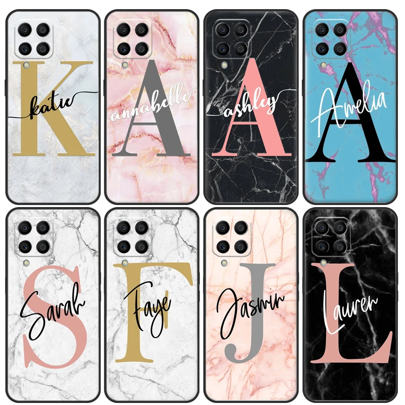 Индивидуальный чехол с мраморным рисунком для Samsung Galaxy M12 M32 M52 M13 M23 M33 M53 M14 M34 M54 M20 M30s M21 M31 M51, чехол