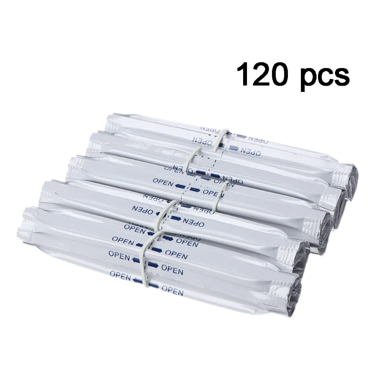 

120Pcs/Box Wet Alcohol Cotton Swabs Cleaning Double Head Cleaning Stick for 2.4 PLUS for 3.0 LIL/LTN/HEETS/GLO Heater