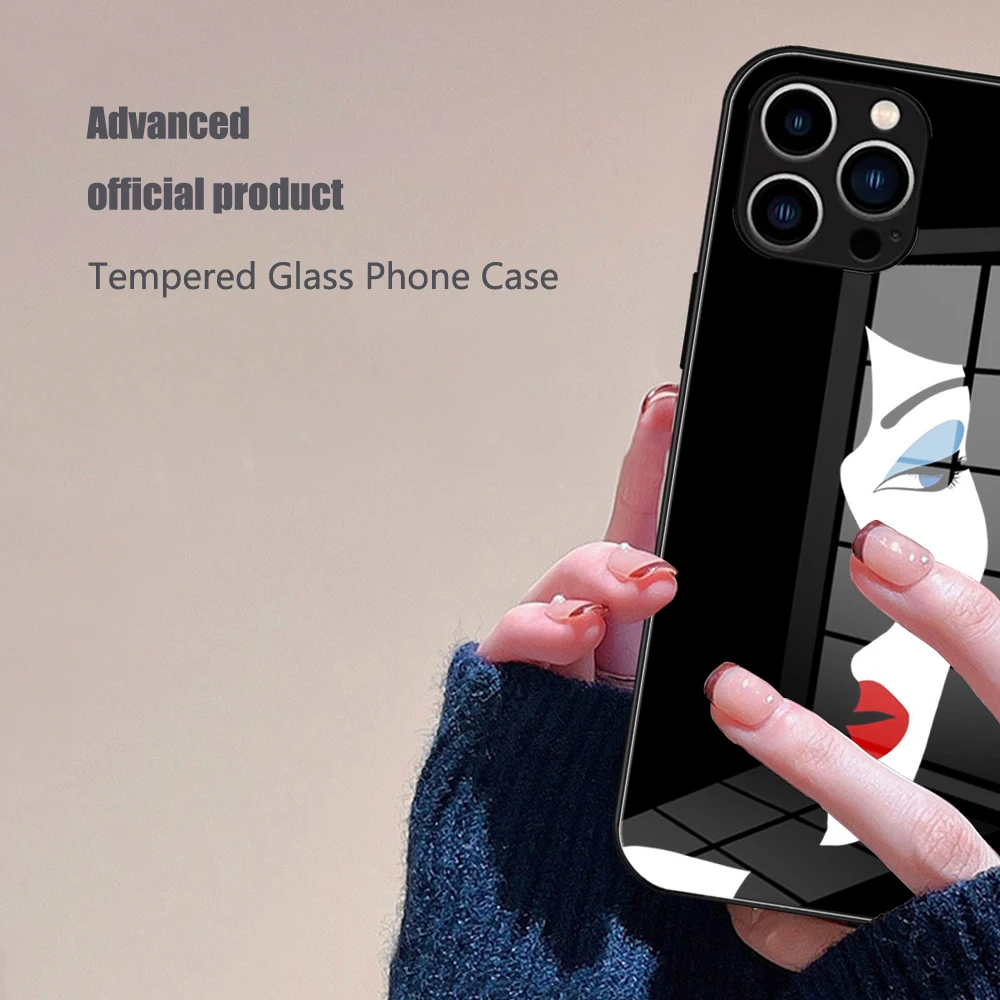 2024 Trend Light Luxury Design Акварельный арт-красота Чехол для телефона ДЛЯ IPhone 16 15 14 13 12 11 Pro