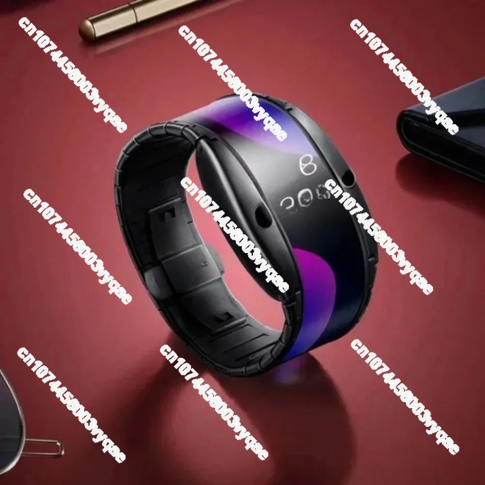 Умные часы Uomo Donna Orologio Nubia Alpha дисплей гибкий 4G интернет-телефон Обнаружение