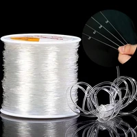 100m 0 5 1mm fishing line for beads wire elastic crystal bracelet necklace bead cord thread for jewelry making supply wholesale