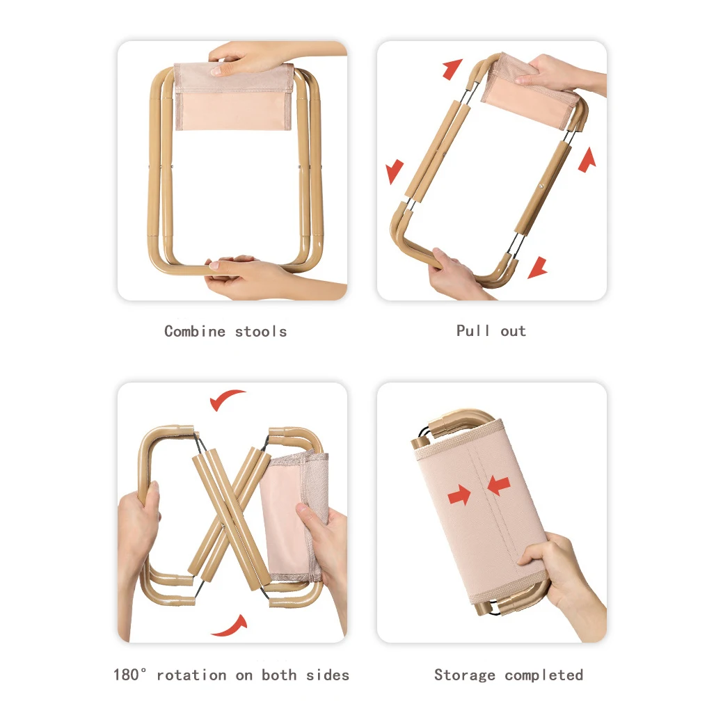 Мини-стул Lightenup маленький размер для кемпинга портативный складной стул рыбалки