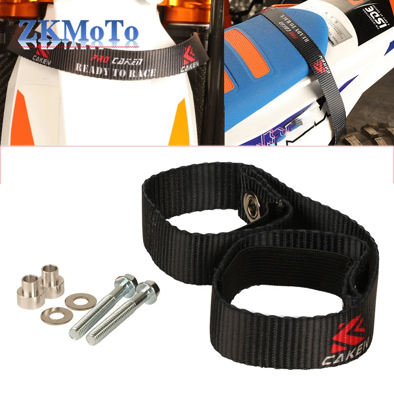 

Motorcycle Universal Front Rear Rescue Pull Belt Safety Drawstring Strap Sling For EXC SX SXF XC XCF XCW EXCF CR CRF YZ YZF KXF