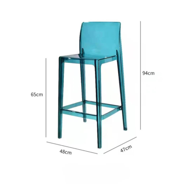 Современные мобильные барные стулья пластиковые дизайнерские для релаксации и
