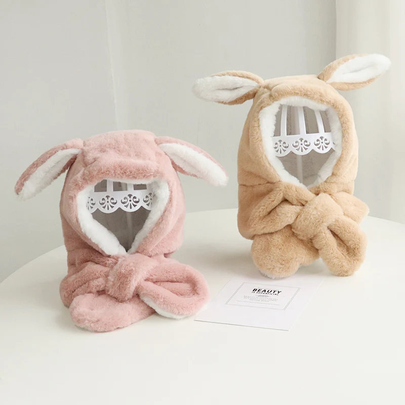 

Детская шапка и шарф один симпатичный ребенок осень и зима слюнявчик для мальчиков и девочек зимняя бархатная детская очень милая шапка