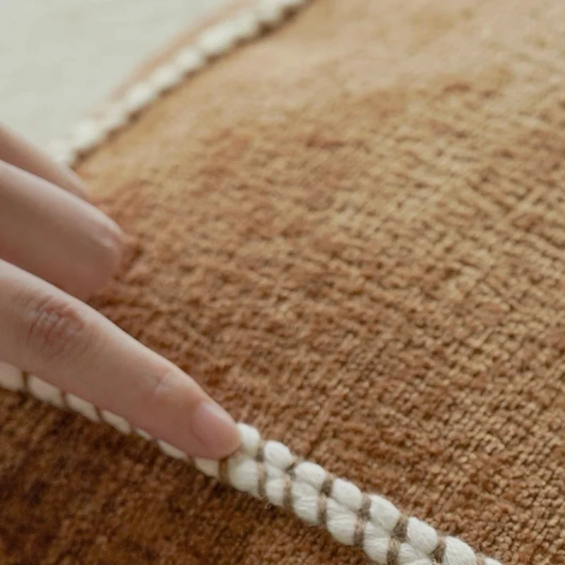 Квадратные подушки с вышивкой роскошный оранжево-коричневый чехол для винтажный