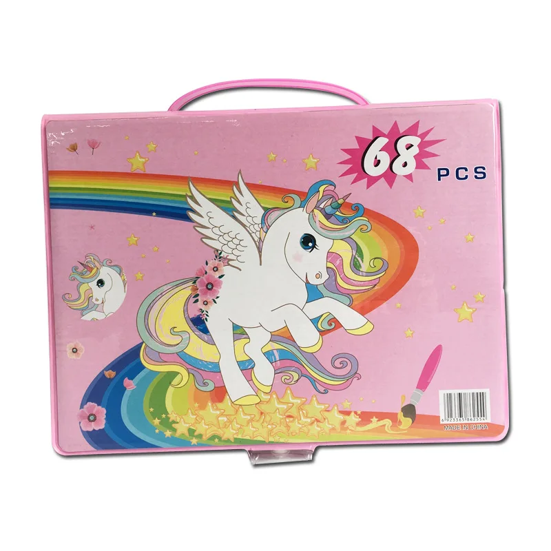 

New 68PC Watercolor Pen Set Paintbrush Crayon Painting Children's Painting Art Set Drawing Kit Gift Set for Kids Students