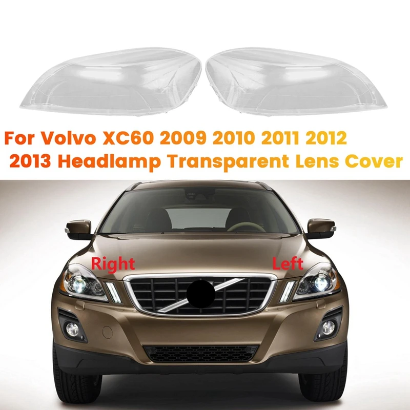 Чехол для передней фары автомобиля абажур прозрачная крышка объектива Volvo XC60 2009