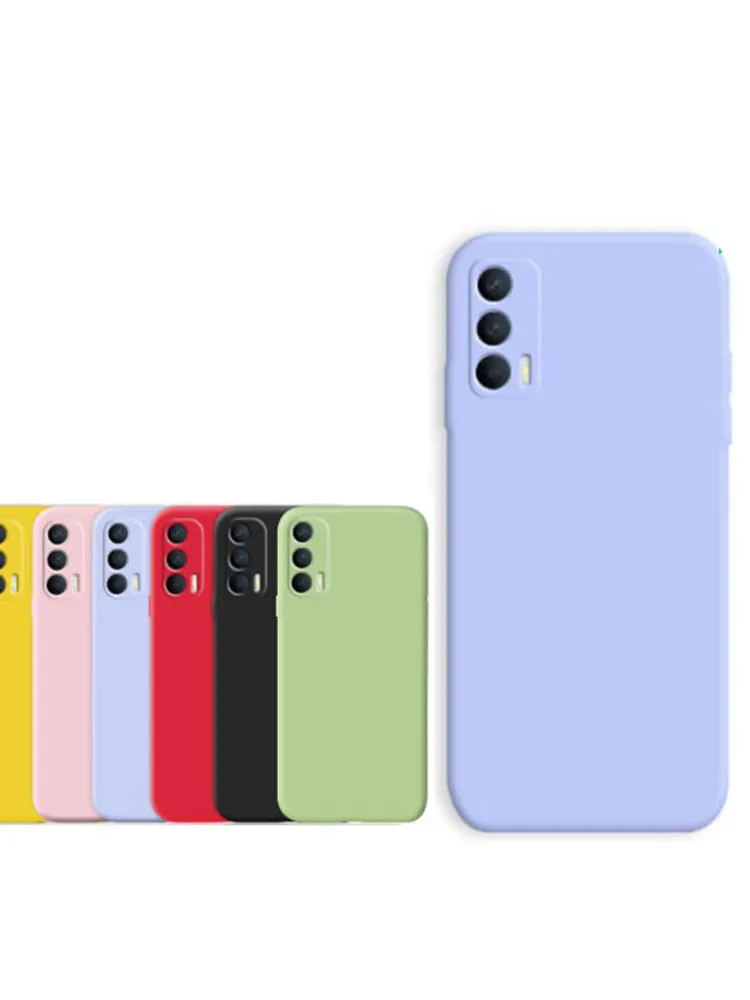 SUREHIN Silicone Case For Realme X7MAX 5G Cover Red Pink Purple Yelllow Skin Soft Protective Back for RealmeX7MAXCase