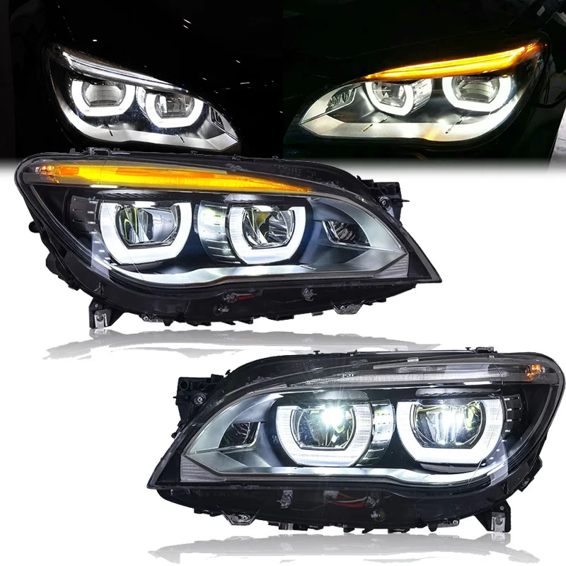 

LED Headlights For BMW F01 F02 DRL Headlight 7 Series 2009-2012 2013-2015 Xenon Upgrade LED Headlamp Assembly