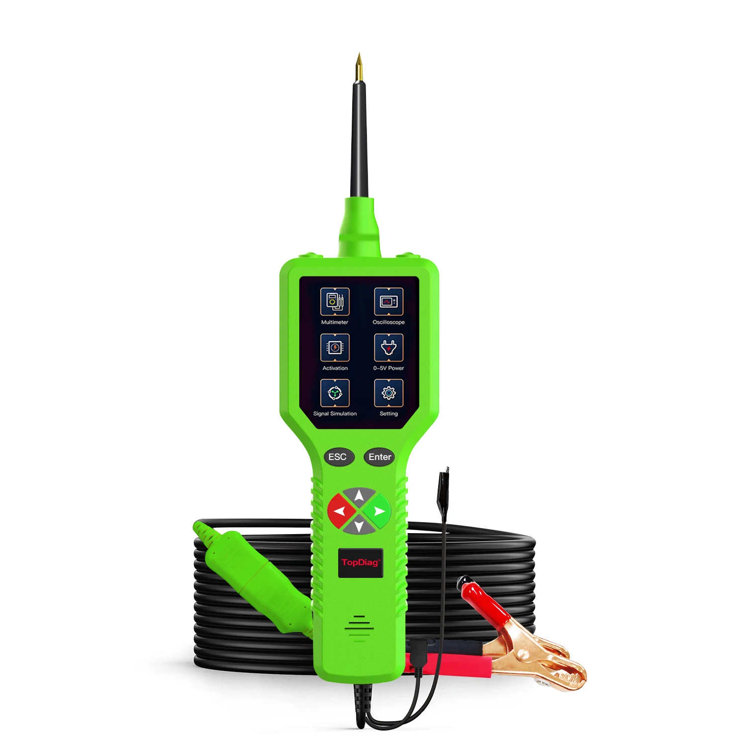 

JDiag New TopDiag Power Probe P100 Pro PK PS100 P200 Automotive Circuit Tester Electrical System Multi-function DiagnosticTool