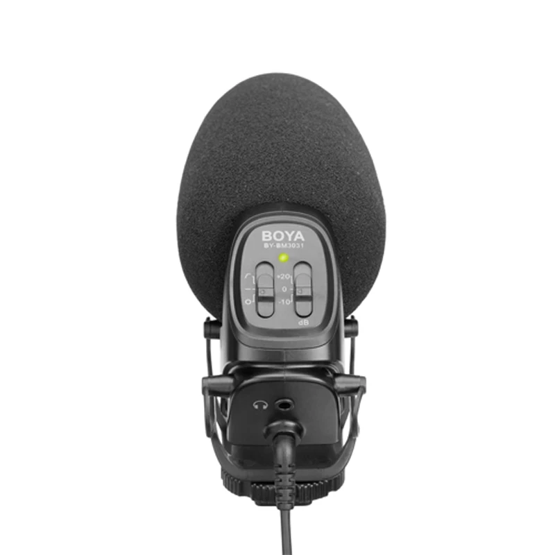 BOYA BY-BM3031 Микрофон-пушка 3 5 мм Накамерный микрофон для DSLR Видеокамера Аудиозаписи