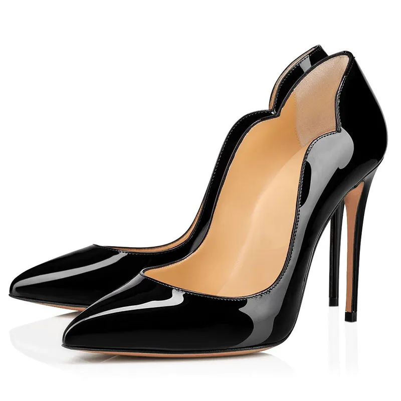 Туфли-лодочки женские на высоком каблуке заостренный носок модная вечерняя