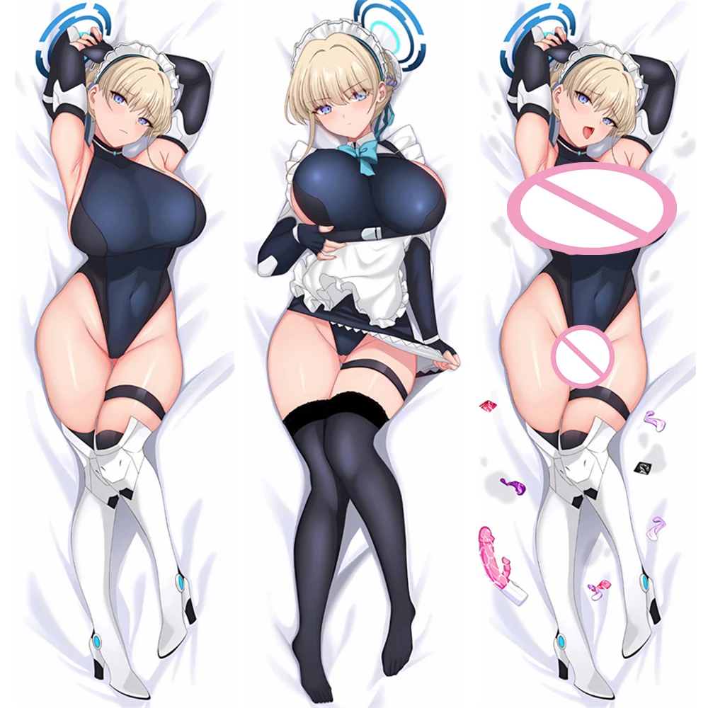 Dakimakura аниме Asuma Toki Bunny Girl Blue Archive двухсторонний принт наволочки для тела в