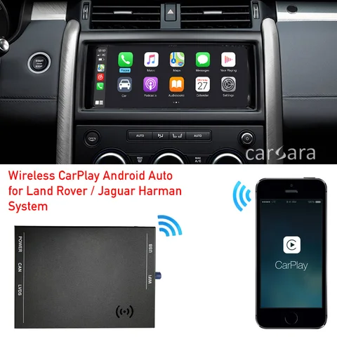 Land Rover Harman 10.25 экран беспроводной CarPlay адаптер для Range Rover Discovery Jaguar XE XF XL E-PACE Android автоматическая коробка