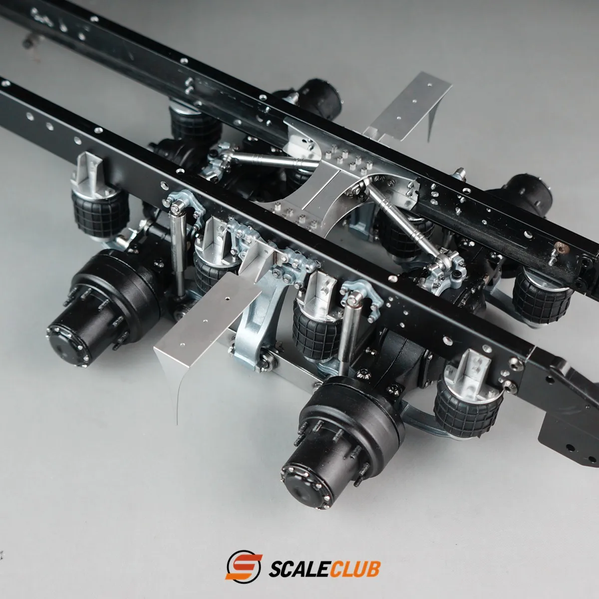 

1/14 truck single bracket 8 airbag rear suspension system suitable for LESU Tamiya model