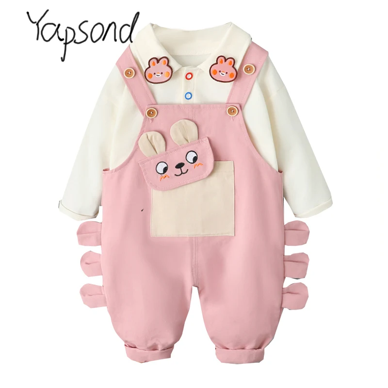 Baby Boys Girls Spring Autumn Clothes Suit Cartoon Outfit Children Tracksuit Kids Casual Long Sleeve First 2 year Clothing Set