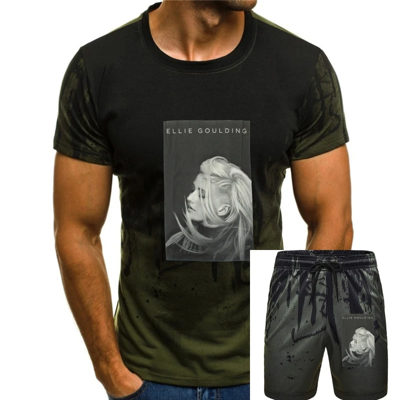 

Белая футболка с портретным изображением Элли гулдин, новинка, официальная