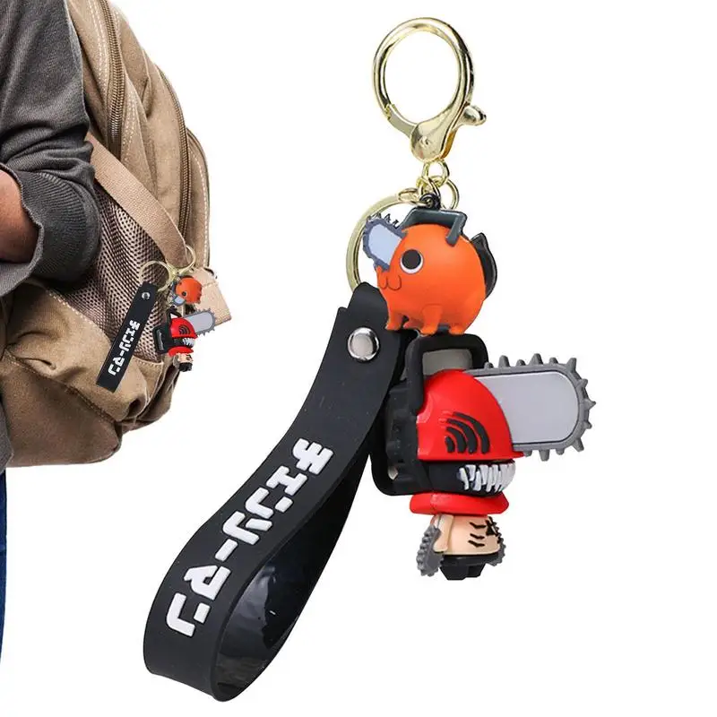 

Chainsaw Man Anime Keychain Pochita Cosplay Cartoon Silicone Key Chain Keyring Women Men Keys Bags Accessories Fans Gifts