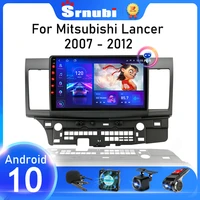 srnubi android 10 car radio for mitsubishi lancer 10 cy 2007 2017 multimedia video player 2 din wifi navigation gps stereo dvd