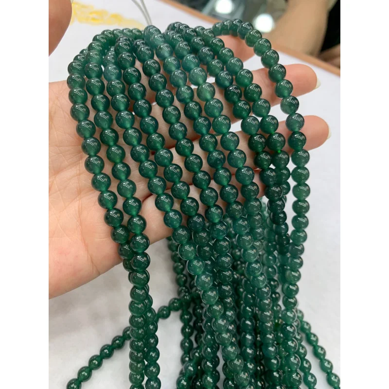 Опасный нефритовый синий 6 м круглый 108 Будда бусины водонепроницаемый